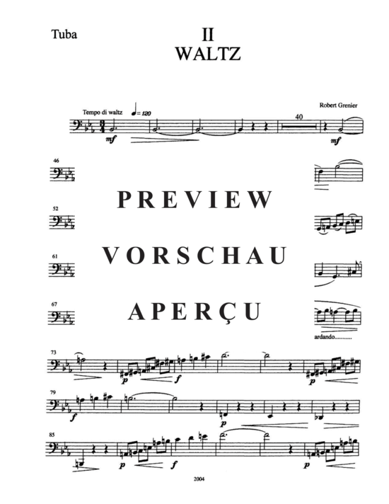 Produktgalerie: Seite 42 von 48 Tuba Suite , , (Tuba + Klavier)