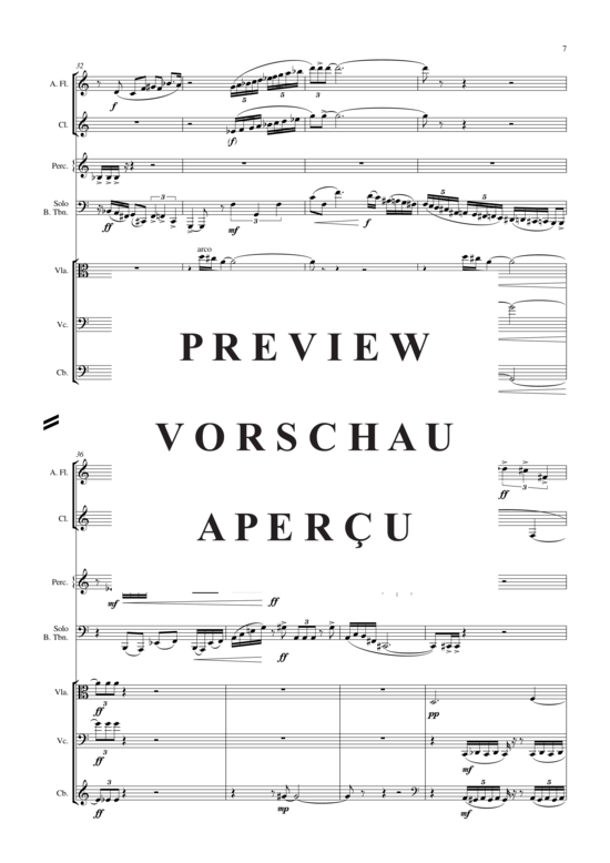 Product gallery: Page 8 of 21 Concerto for Bass Trombone and Six Players , , (Mixed ensemble)