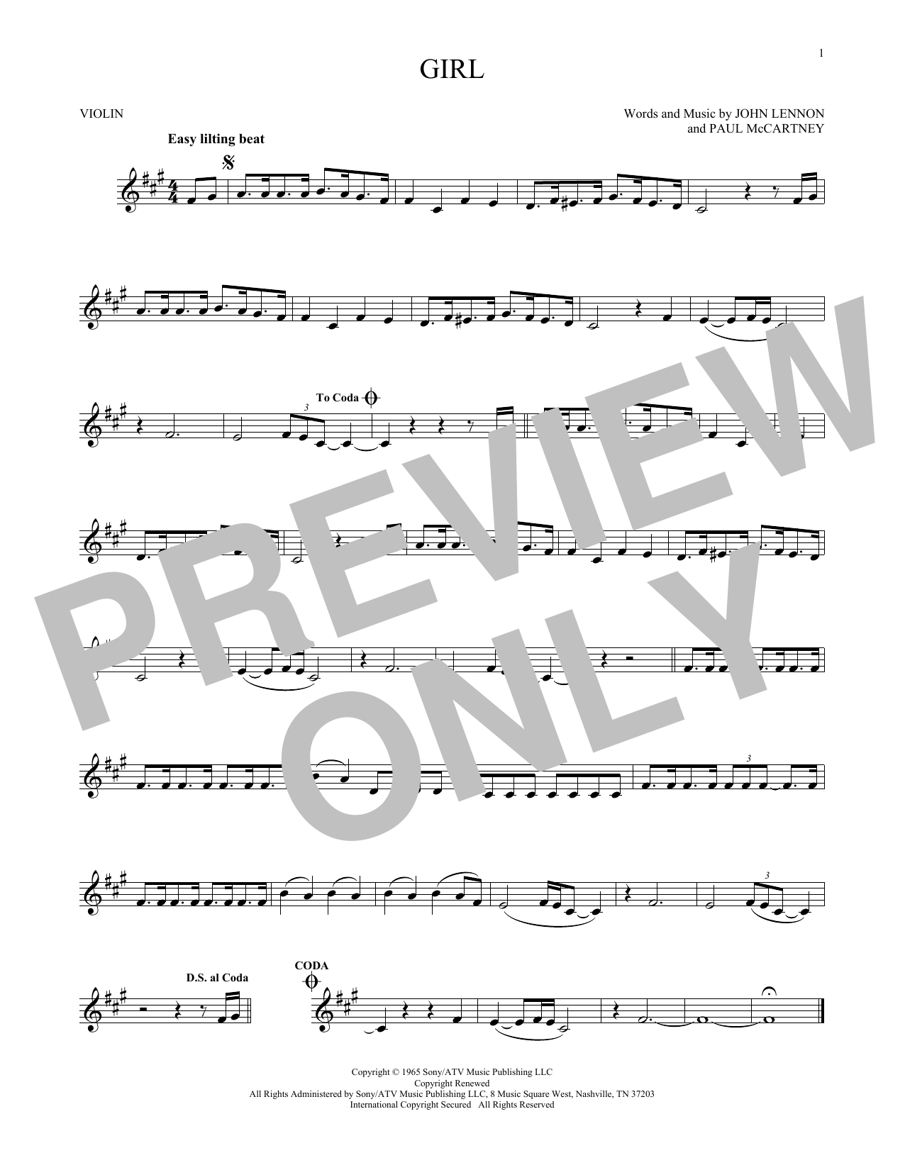Product gallery: Page 1 of 1 Girl, The Beatles