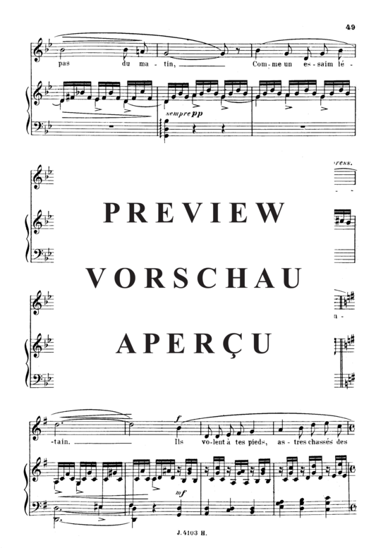 gallery: Aurore Op.39 No.1 , , (Gesang hoch + Klavier)