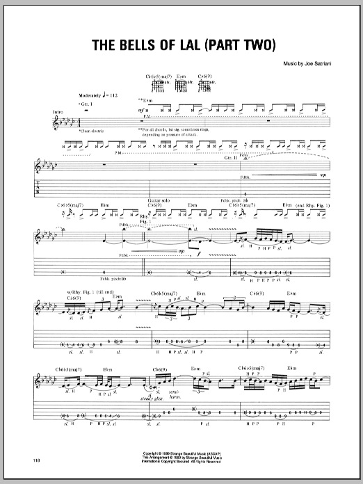 Produktgalerie: Seite 1 von 1 Bells Of Lal (Part Two), Joe Satriani, Gitarre