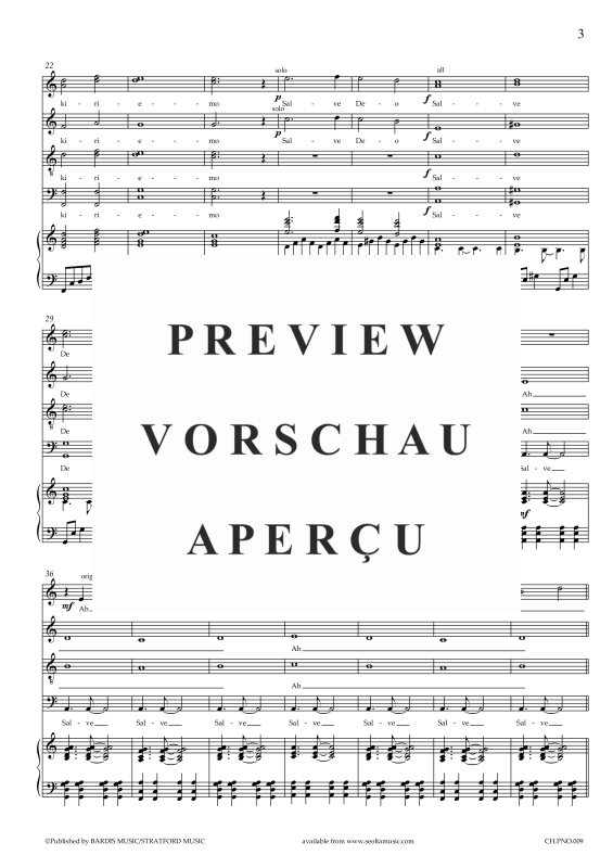 Produktgalerie: Seite 5 von 9 Salve Domine, , Gemischter Chor und Klavier