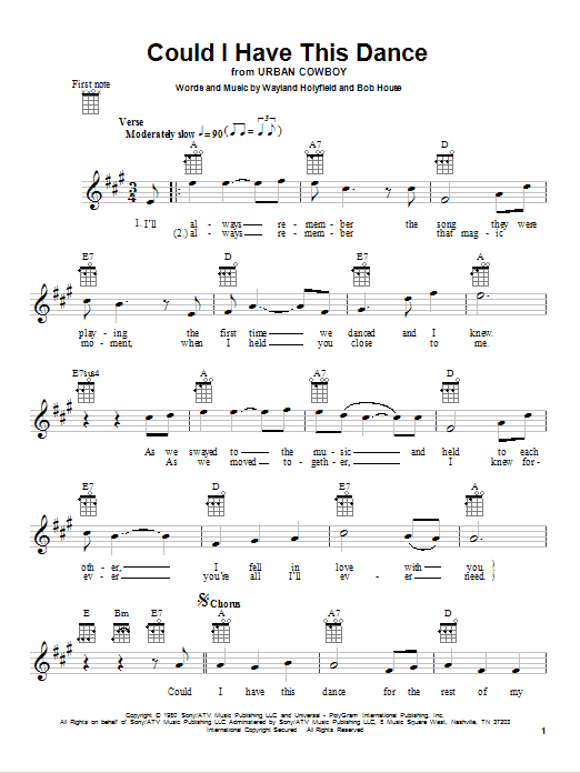 Product gallery: Page 1 of 1 Could I Have This Dance, Anne Murray