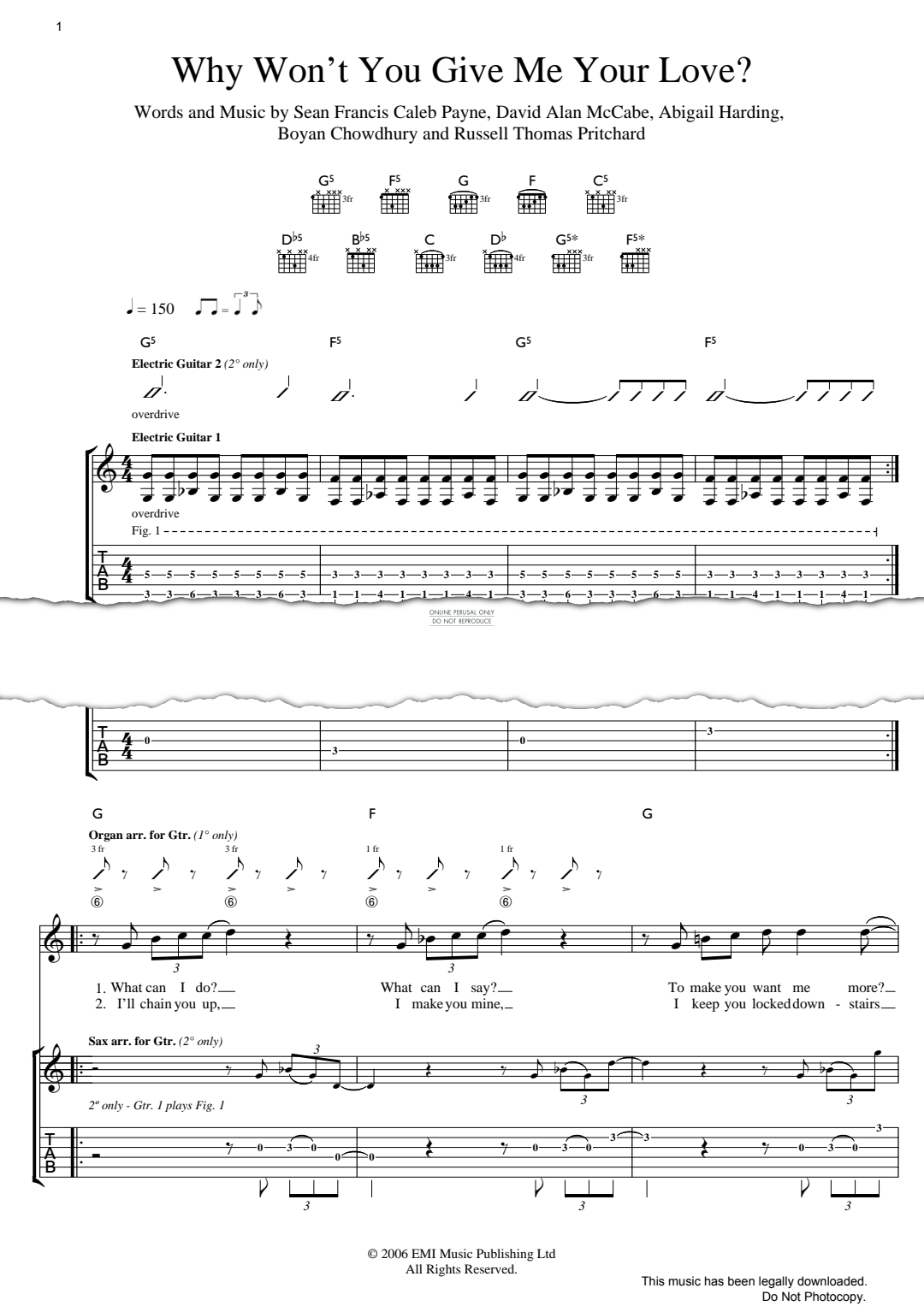 Produktbild zu: Why Won't You Give Me Your Love?