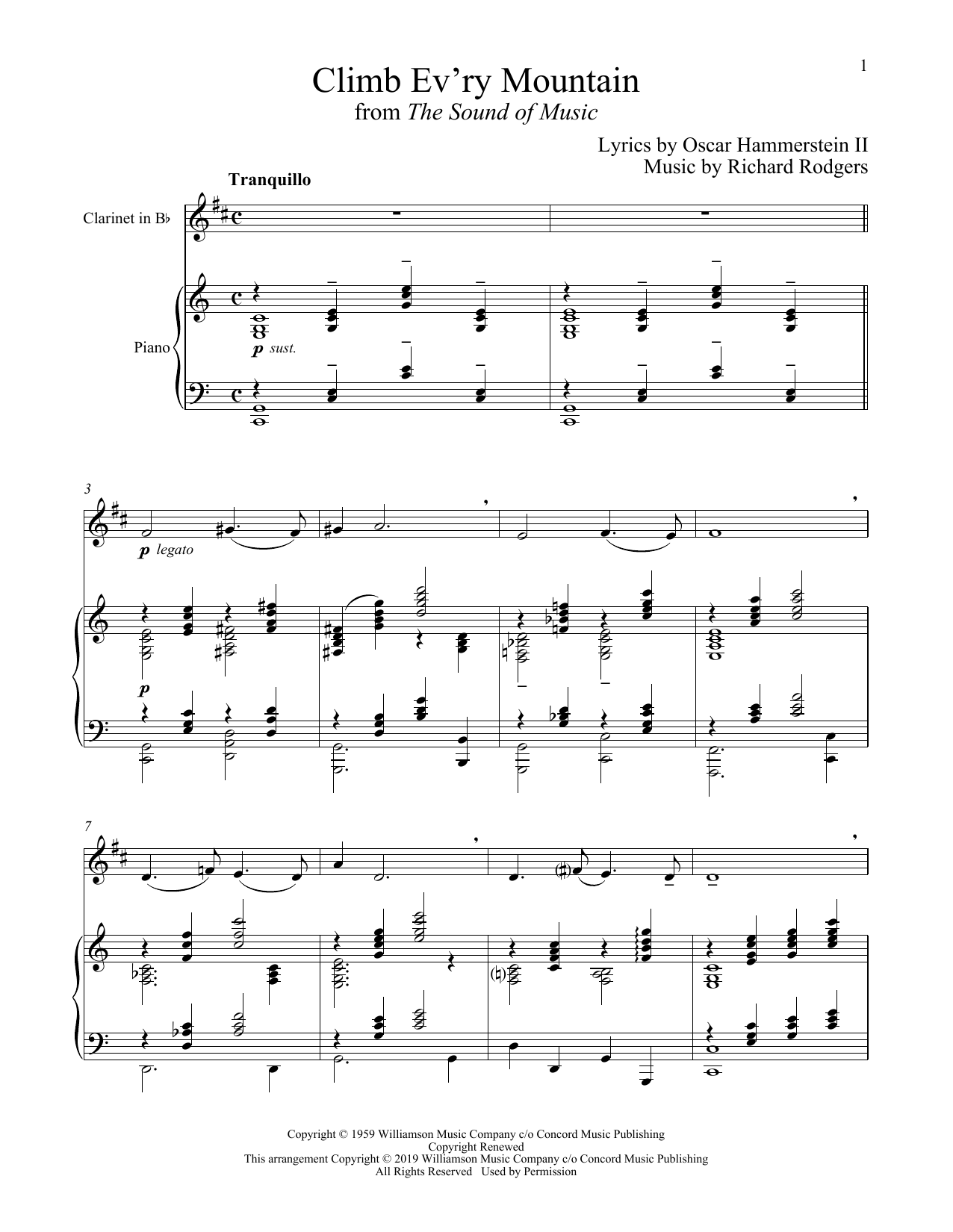 Product picture to: Climb Ev'ry Mountain (from The Sound of Music)
