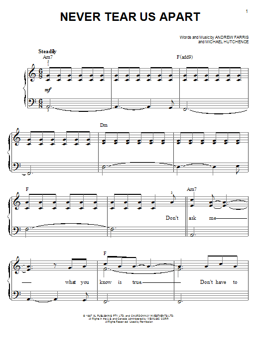 Produktbild zu: Never Tear Us Apart