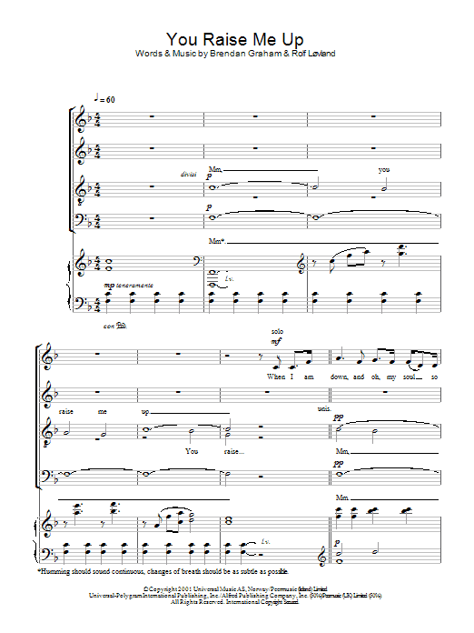 Produktbild zu: You Raise Me Up