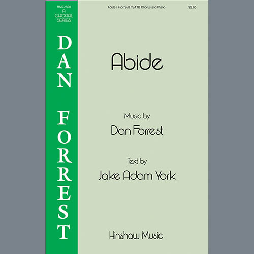 cover: Abide, Dan Forrest