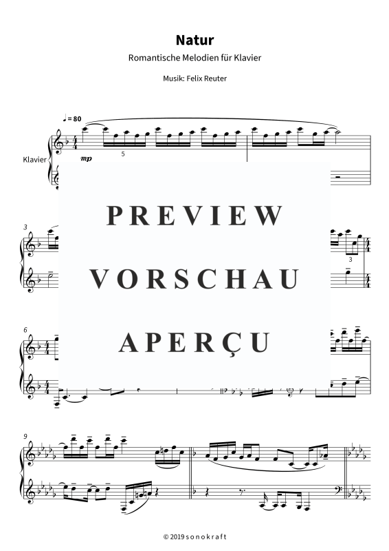 gallery: Natur - Romantische Melodien für Klavier, , Klavier Solo