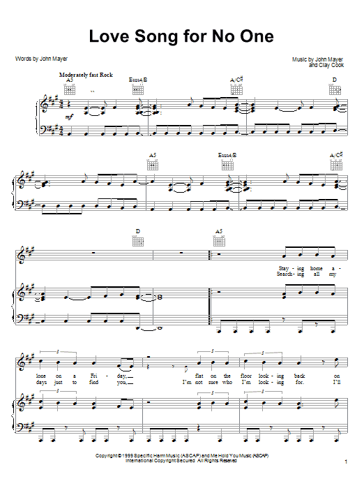 Produktbild zu: Love Song For No One