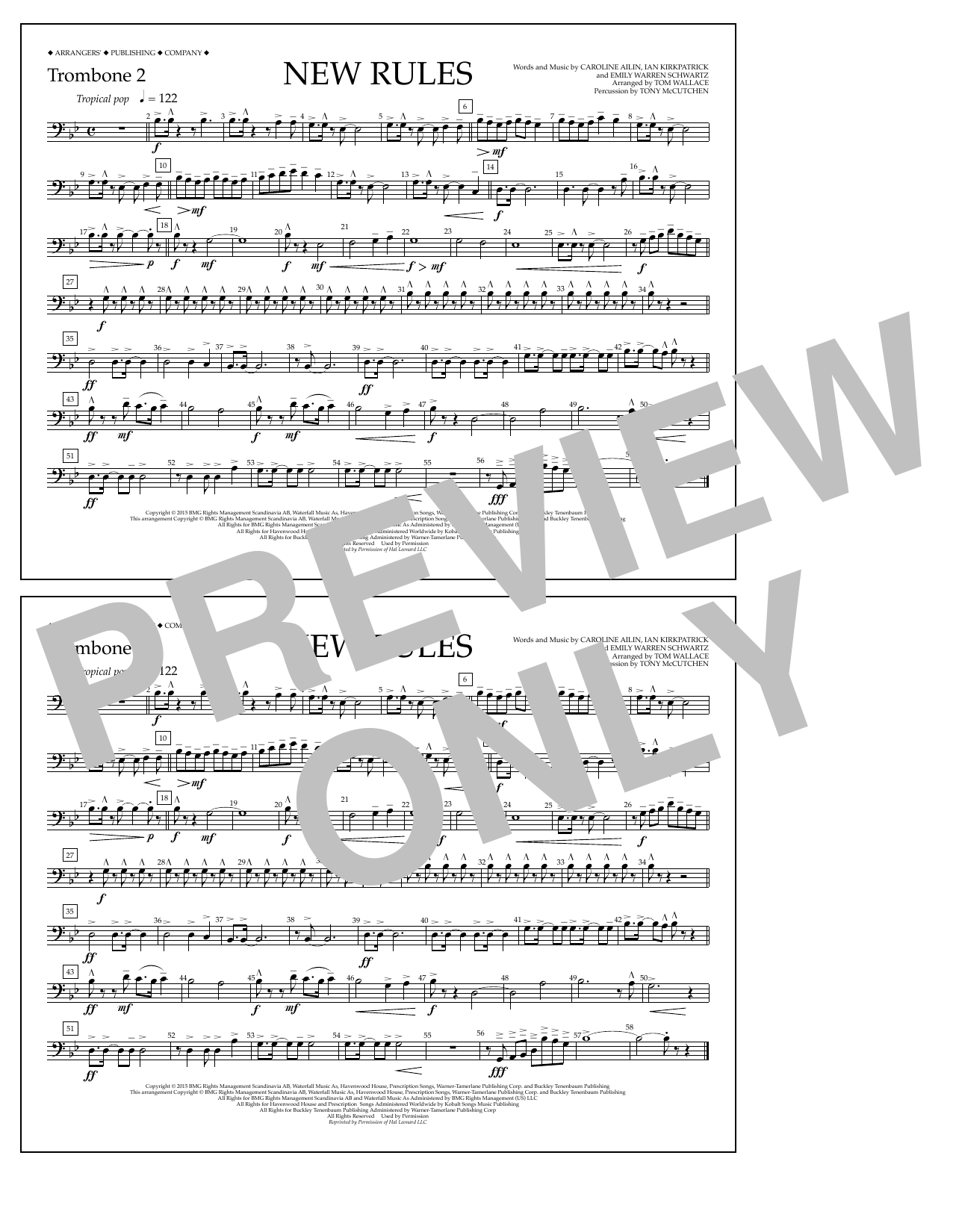 Produktbild zu: New Rules - Trombone 2