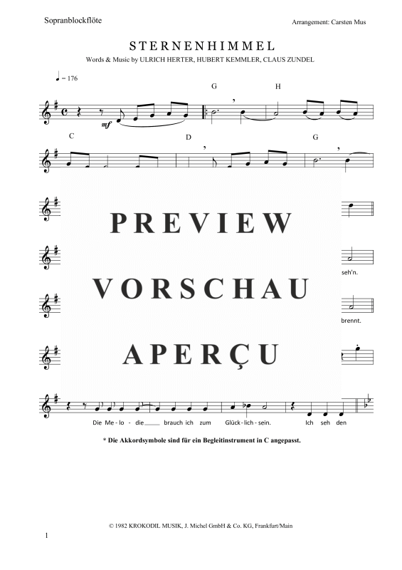 Product gallery: Page 2 of 5 Sternenhimmel, , (recorder)