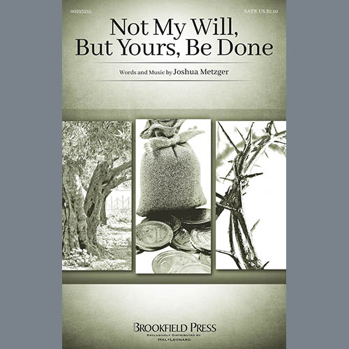 cover: Not My Will, But Yours, Be Done, Joshua Metzger