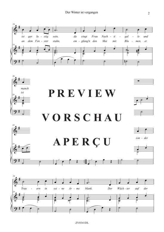 gallery: Der Winter ist vergangen , , (Gesang + Klavier)