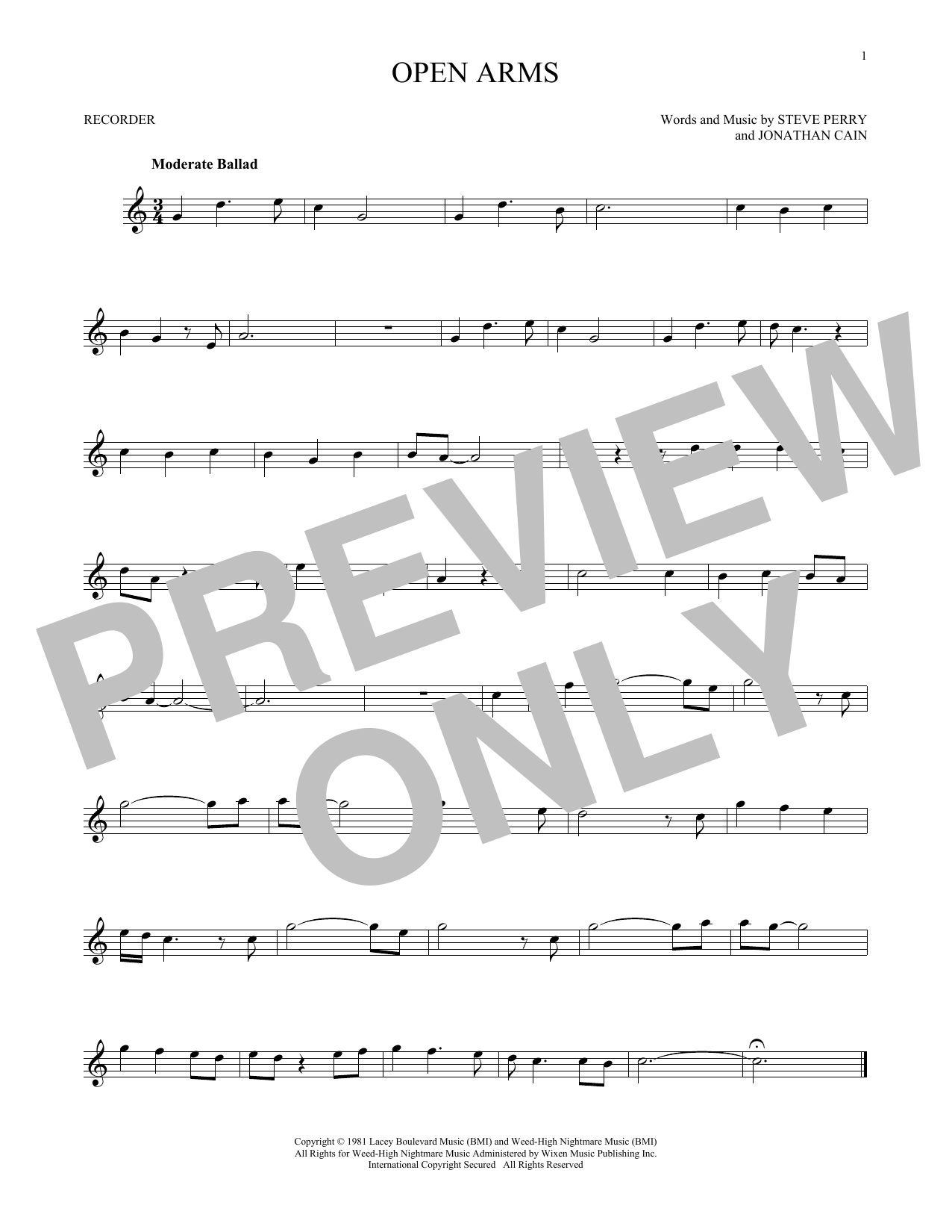 Product gallery: Page 1 of 1 Open Arms, Journey