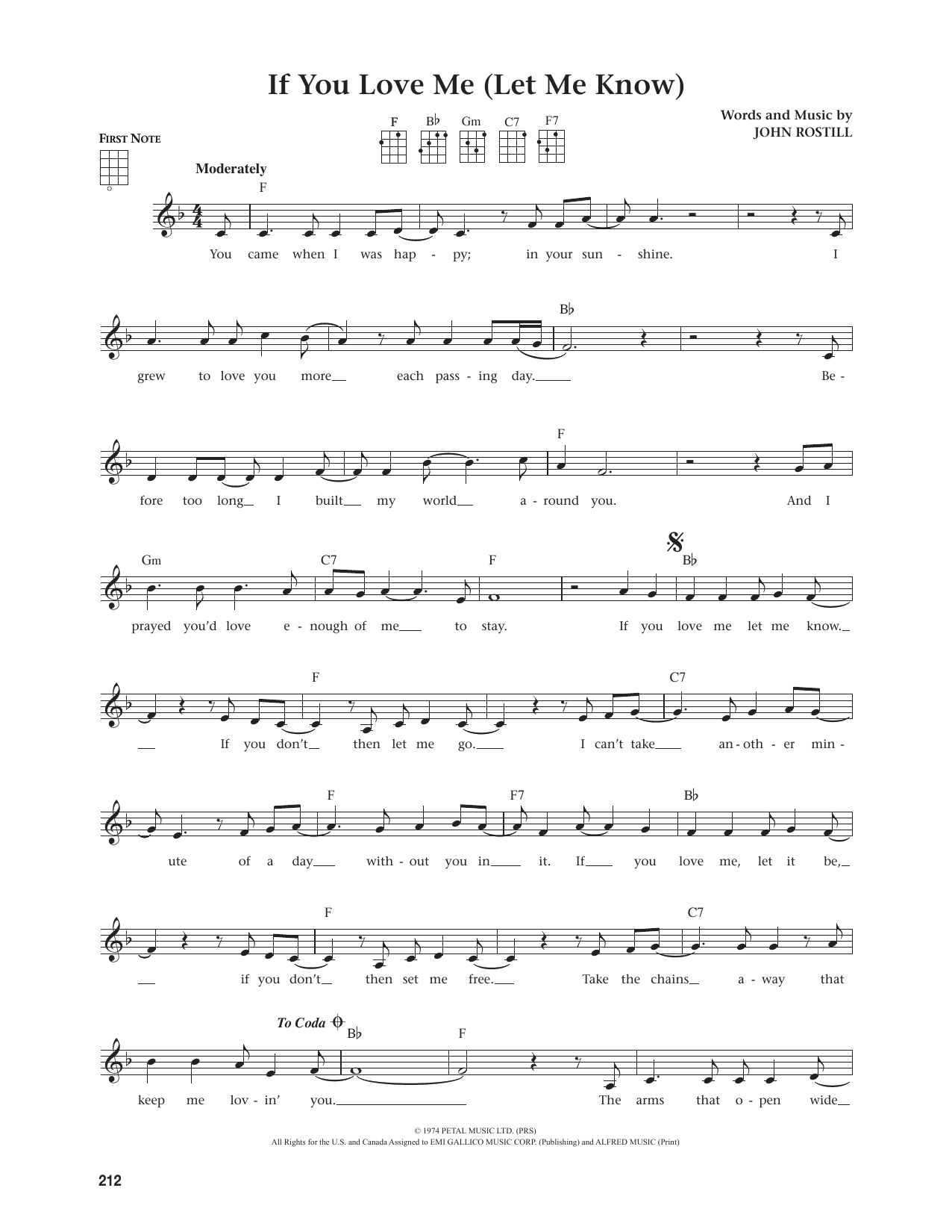 Product gallery: Page 1 of 1 If You Love Me (Let Me Know) (from The Daily Ukulele) (arr. Jim Beloff), Elvis Presley
