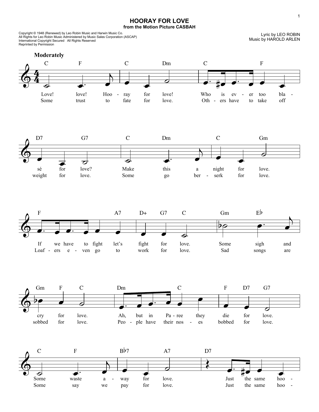 Produktbild zu: Hooray For Love