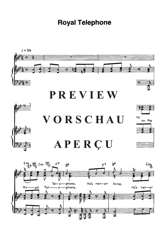 Product gallery: Page 4 of 4 Royal Telephone , , Piano and Voice