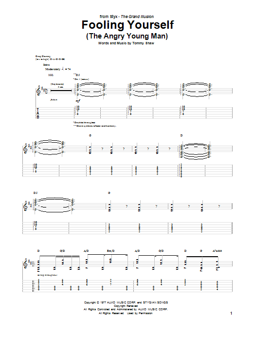 Product gallery: Page 1 of 1 Fooling Yourself (The Angry Young Man), Styx
