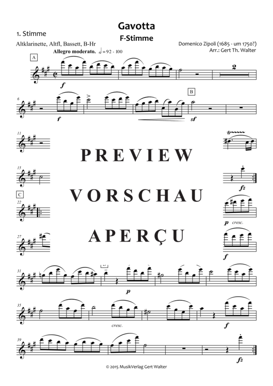 Produktgalerie: Seite 8 von 21 Gavotta , , (Quintett flexible Besetzung)