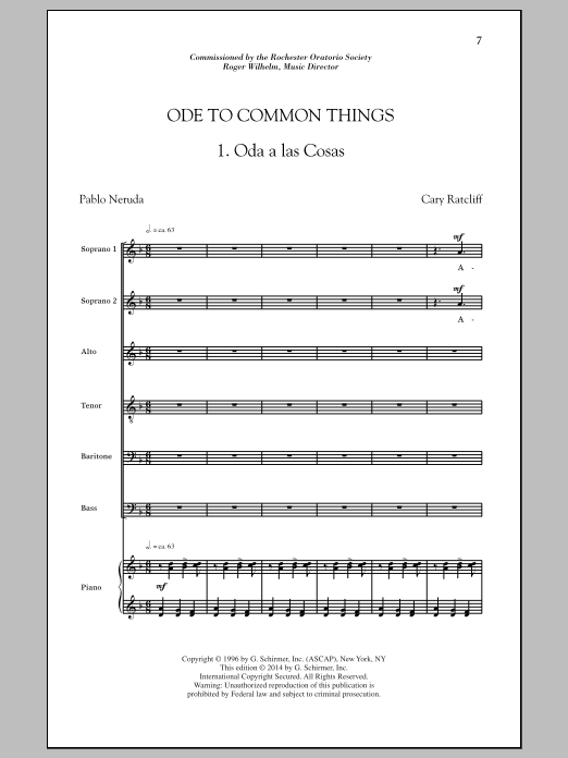 Produktbild zu: Ode To Common Things