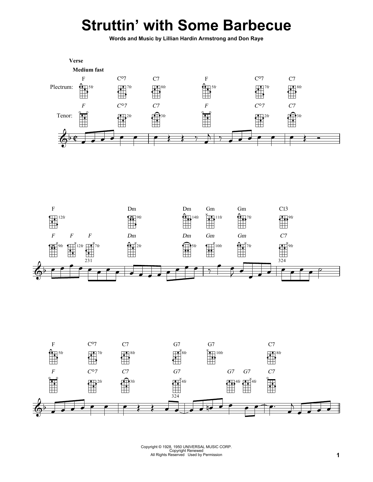 Produktgalerie: Seite 1 von 1 Struttin' With Some Barbecue, Louis Armstrong, Banjo