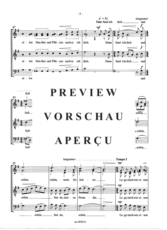 Product gallery: Page 6 of 7 Lege mich wie einen Schmuck an dein Herz , , (mixed choir)