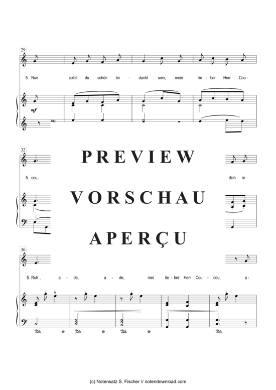 Product gallery: Page 4 of 5 Das Kind und der Kukuk , , Piano and Voice