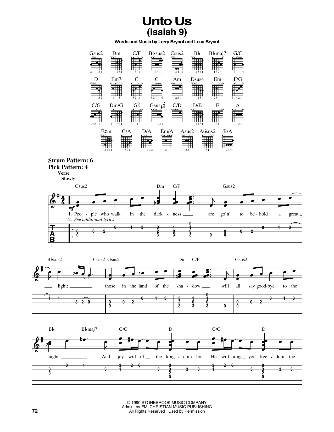 Produktgalerie: Seite 1 von 1 Unto Us (Isaiah 9), Sandi Patty, Gitarre