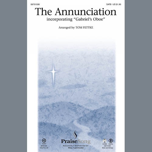 cover: The Annunciation (incorporating Gabriel's Oboe), Tom Fettke, Chor