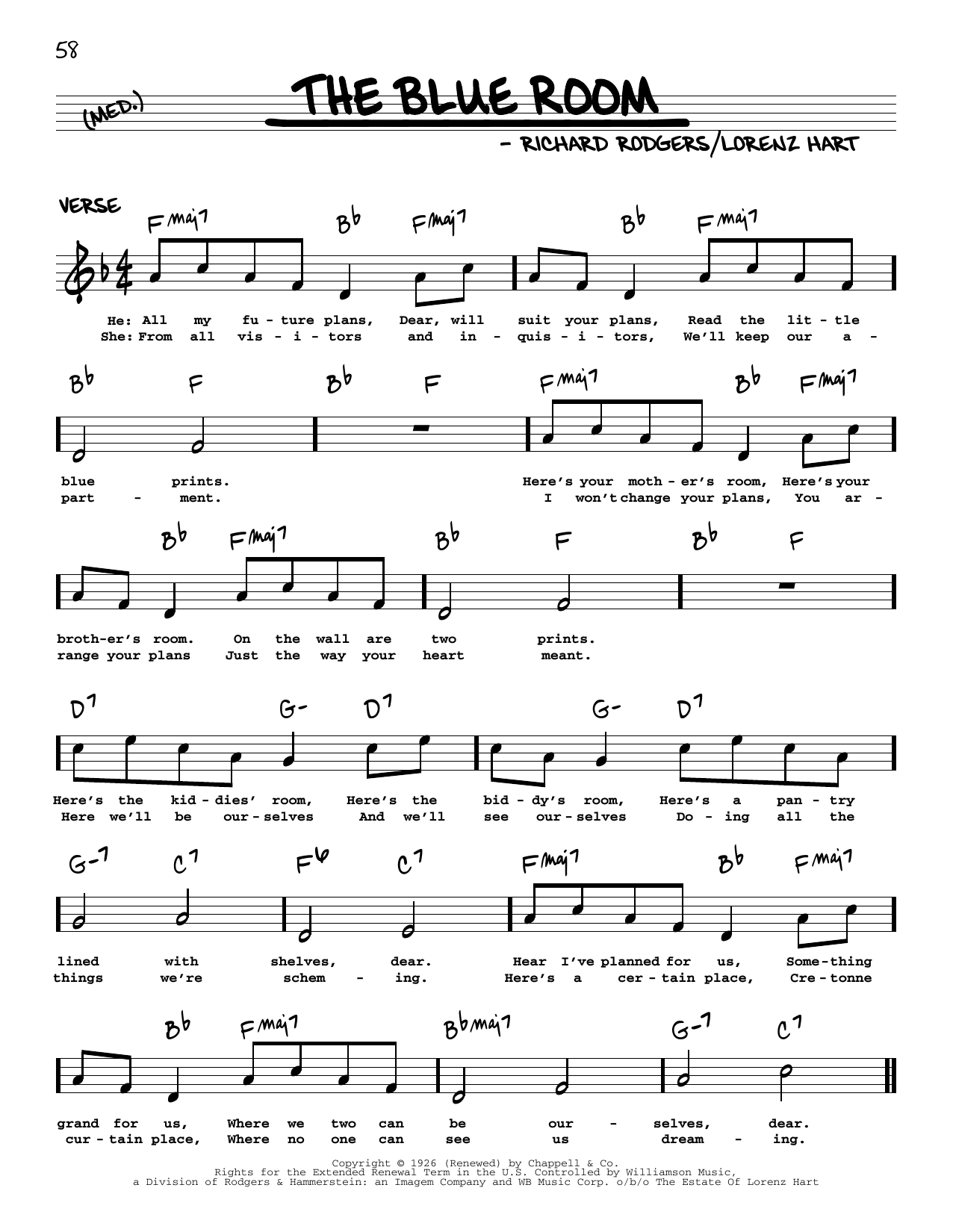 Produktbild zu: The Blue Room (arr. Robert Rawlins)