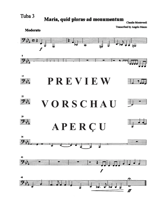 Produktgalerie: Seite 11 von 11 Maria, Quid Ploras ad Monumentum , , (Tuba Quintett EETTT)