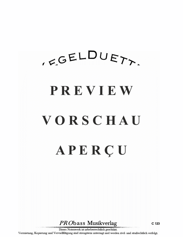 Produktgalerie: Seite 2 von 11 Kegelduette, , Cello und Kontrabass