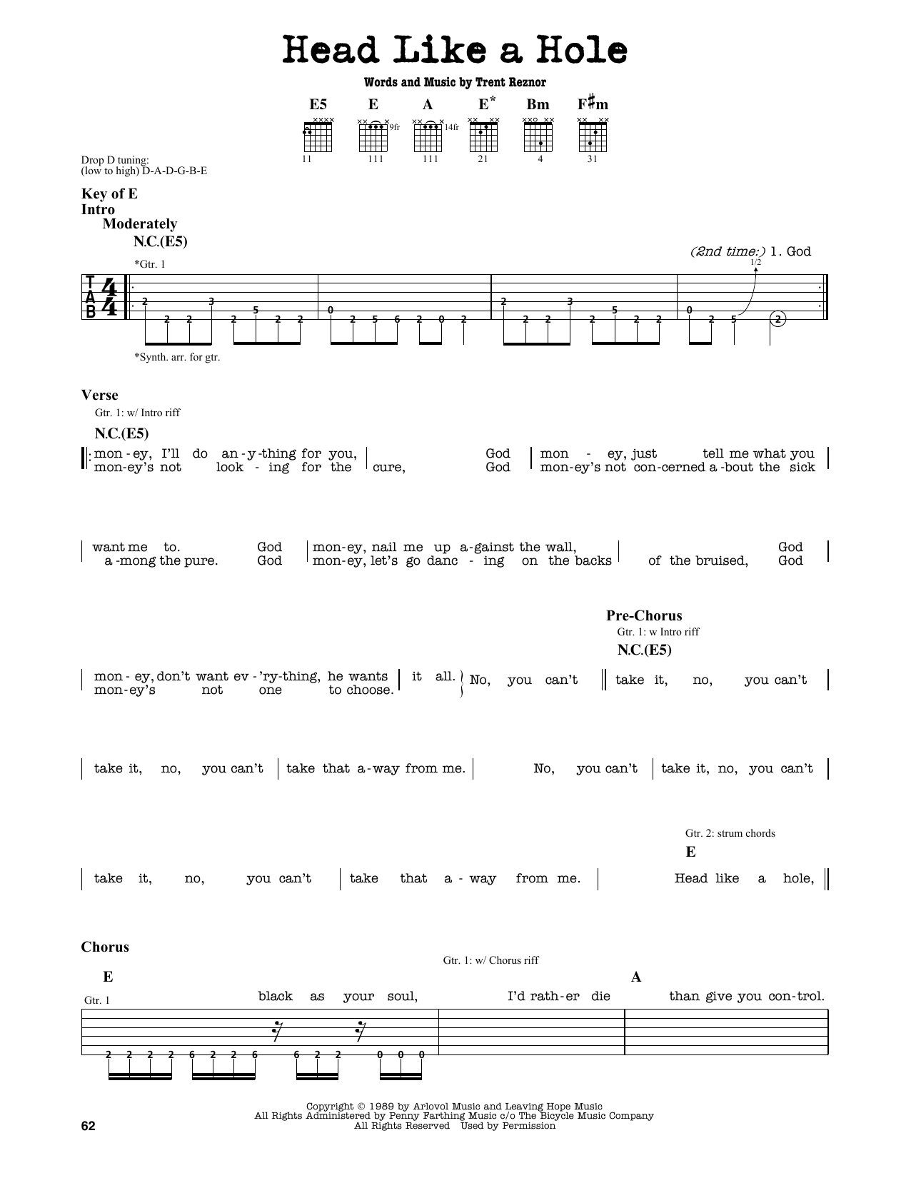 Produktgalerie: Seite 1 von 1 Head Like A Hole, Nine Inch Nails