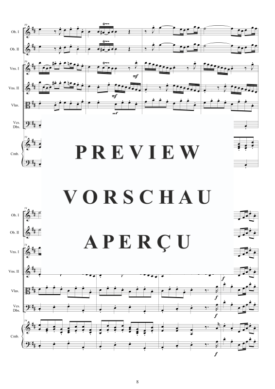 Product gallery: Page 9 of 11 Concerto No.12 in D major Op.9, , 2 Solo Oboes, String Ensemble, and Harpsichord (Bc)
