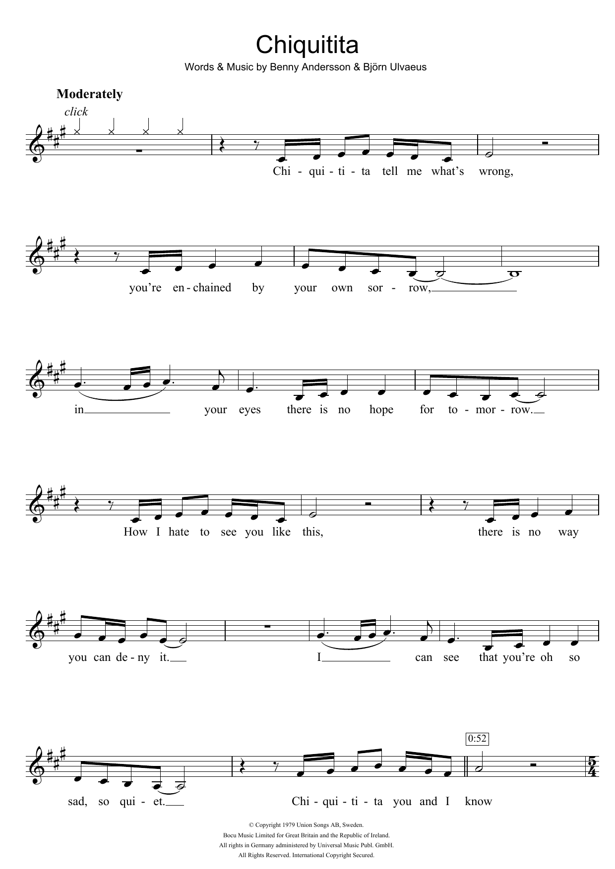 Product gallery: Page 1 of 1 Chiquitita, ABBA