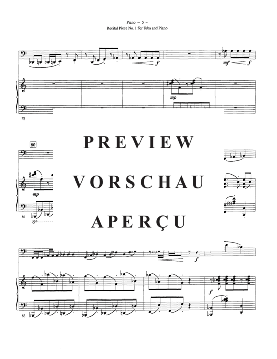 gallery: Recital Piece No 1 , , (Tuba + Klavier)