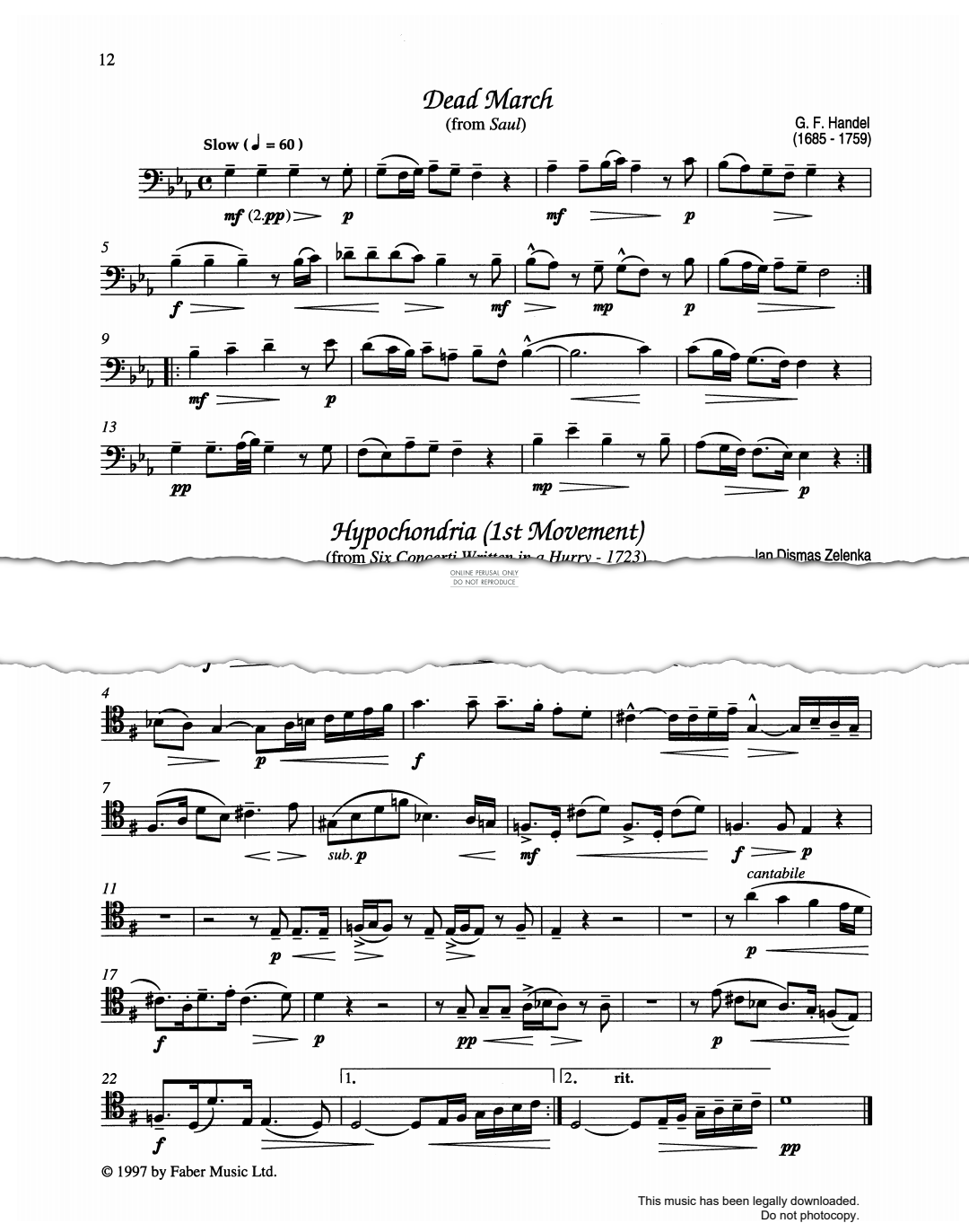 Product gallery: Page 1 of 1 Hypochondria (First Movement), Jan Dismas Zelenka