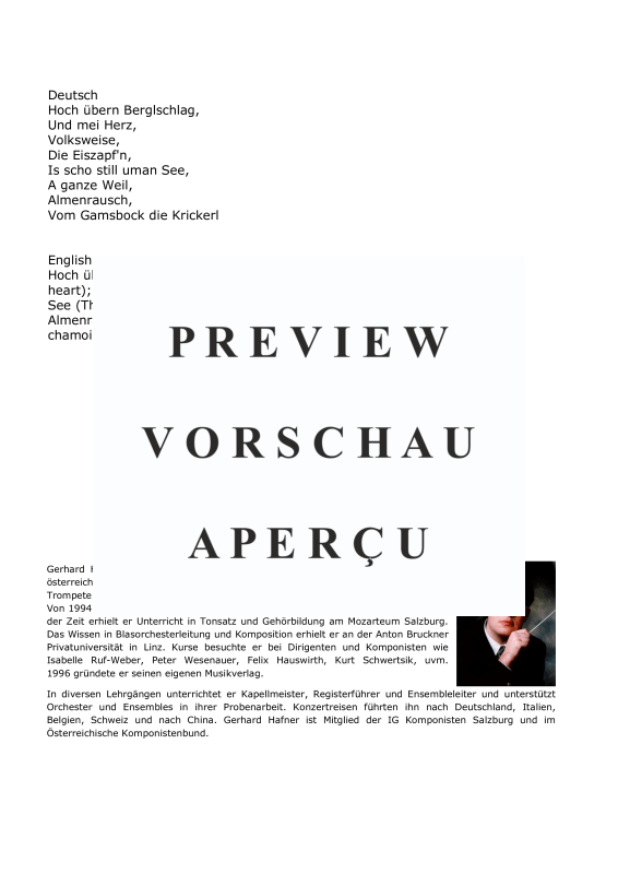 gallery: Volksweisen, , (Großes Blasorchester)
