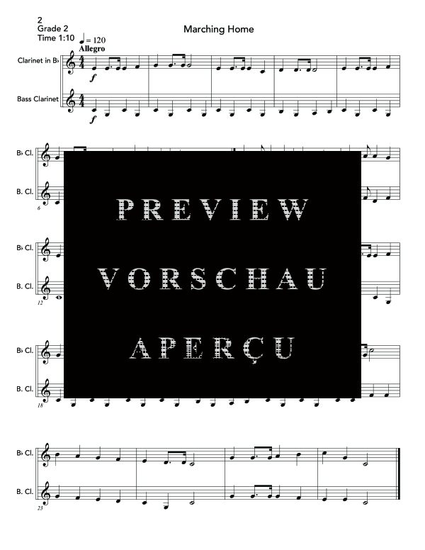 Product gallery: Page 6 of 11 Progressive Duets, , (2 clarinets or clarinet and bass clarinet)