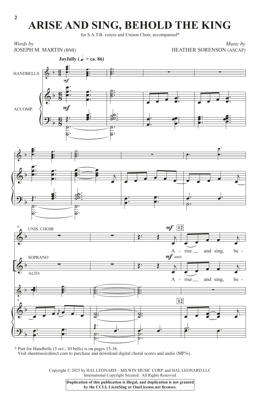 Produktgalerie: Seite 1 von 1 Arise And Sing, Behold The King, Heather Sorenson, Chor
