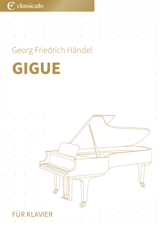 cover: Gigue - Suite Nr. 4 d-Moll HWV 437, , Solo Piano