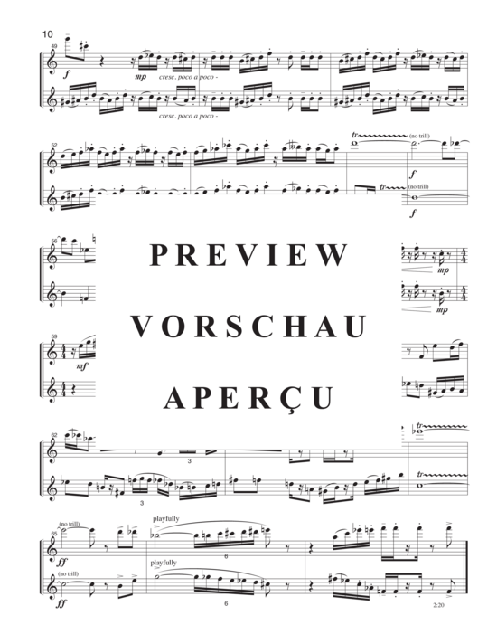 Product gallery: Page 13 of 21 Wind Songs , , (Duo flute/alto flute and oboe/English horn)