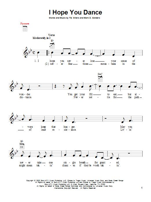 Product gallery: Page 1 of 1 I Hope You Dance, Lee Ann Womack with Sons of the Desert