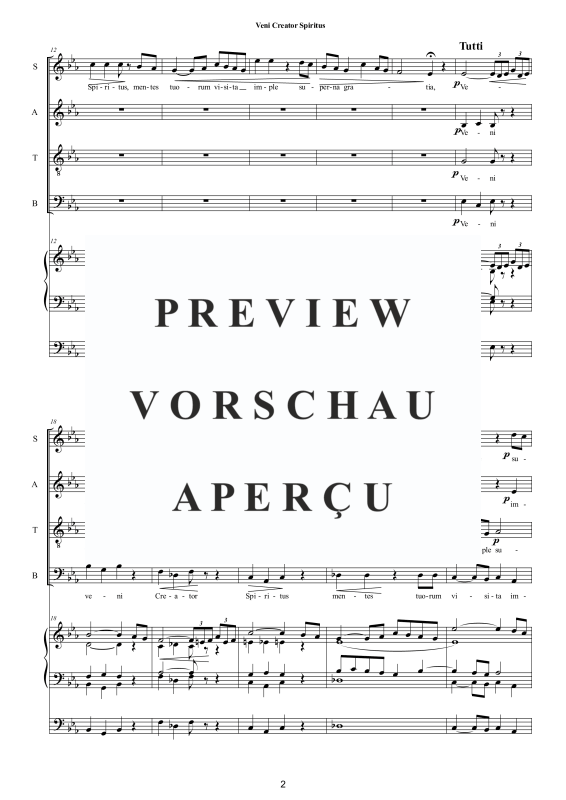 Produktgalerie: Seite 3 von 11 Veni Creator Spiritus - Song of Pentecost, , Gemischter Chor und Orgel