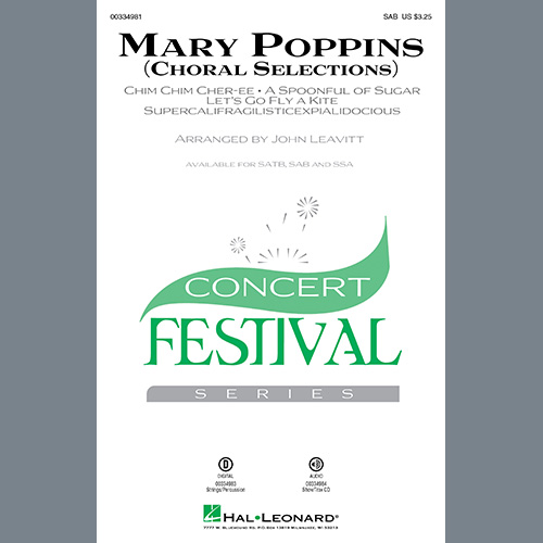 cover: Mary Poppins (Choral Selections) (arr. John Leavitt), 