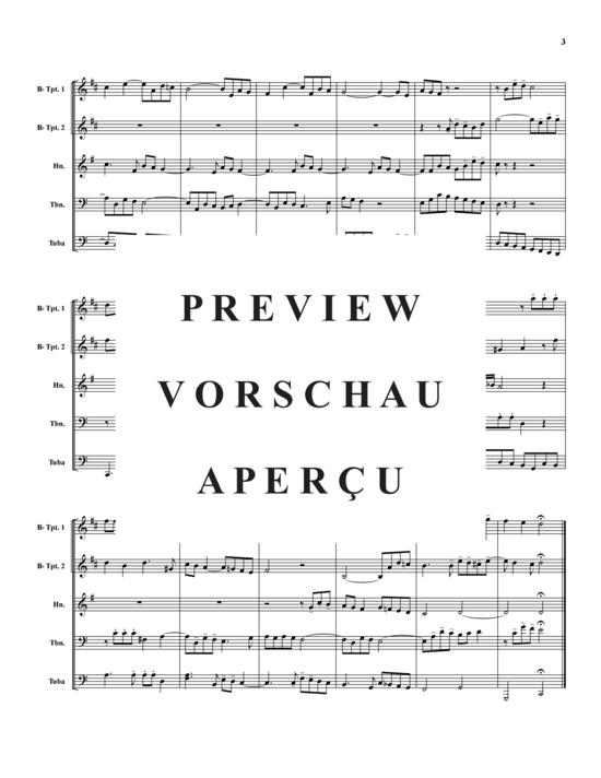 Produktgalerie: Seite 4 von 9 Fuga Nr. 5 aus Wohltemp. Klavier 2 , , (Blechbläserquintett)