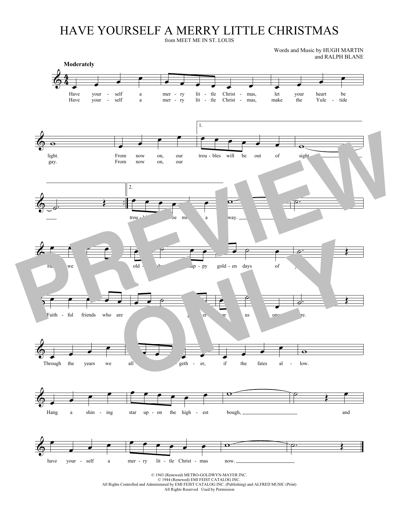 Product gallery: Page 1 of 1 Have Yourself A Merry Little Christmas, Hugh Martin