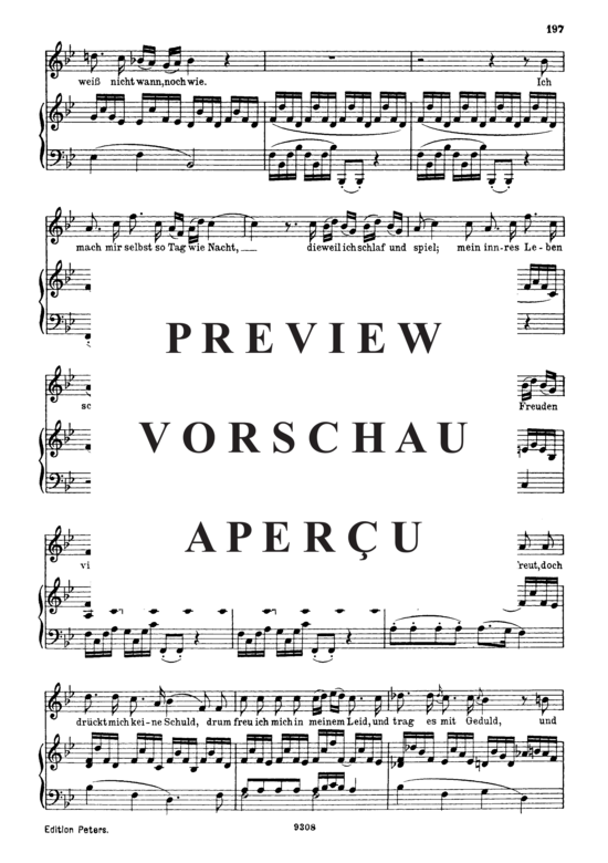 Product gallery: Page 3 of 4 Der blinde Knabe D.833, , High Voice and Piano