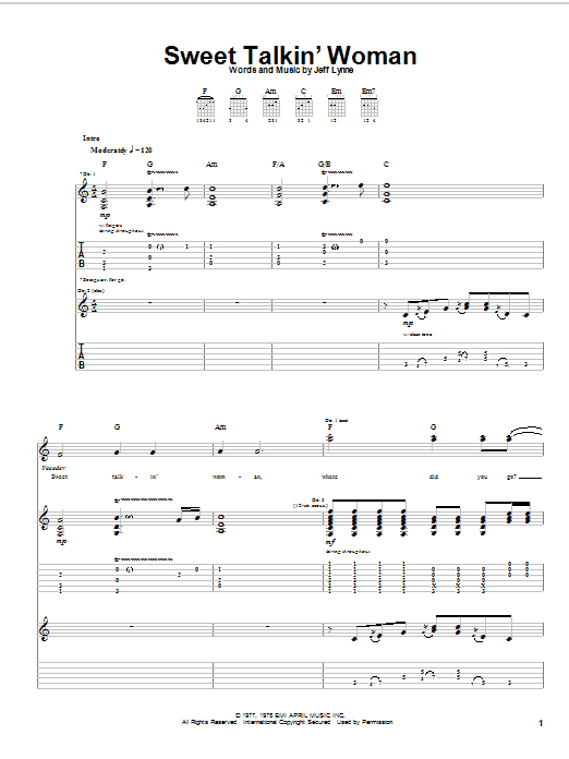 Product gallery: Page 1 of 1 Sweet Talkin' Woman, Electric Light Orchestra
